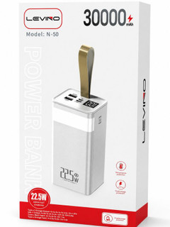 پاوربانک 30,000 میلیآمپر لیوینو (LEVINO) مدل N-50