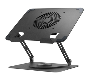 استند لپتاپ قابل تنظیم گرین لاین با فن خنککننده مدل GNAD360STDBK